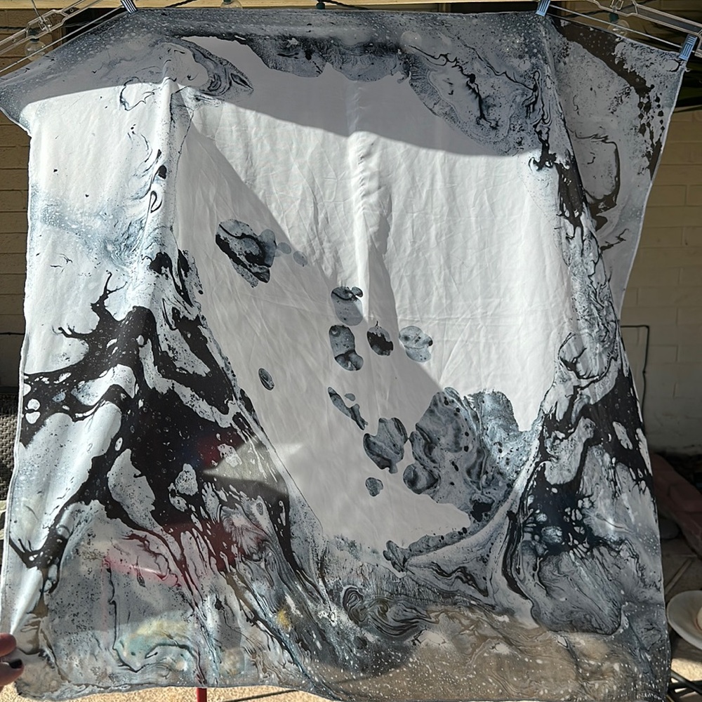 Radiohead A Moon Shaped pool chiffon scarf tour merch 2027 new